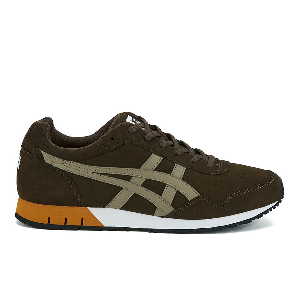 asics brown leather