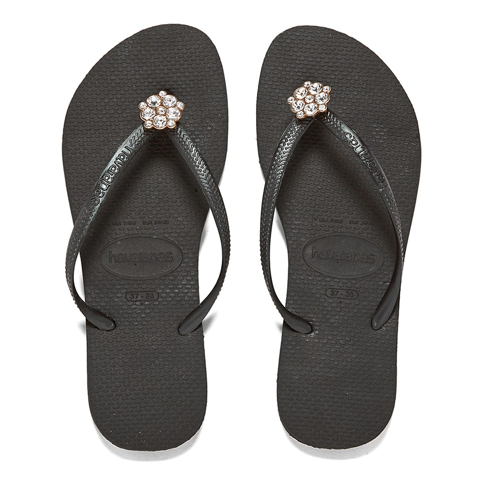 havaianas black crystal