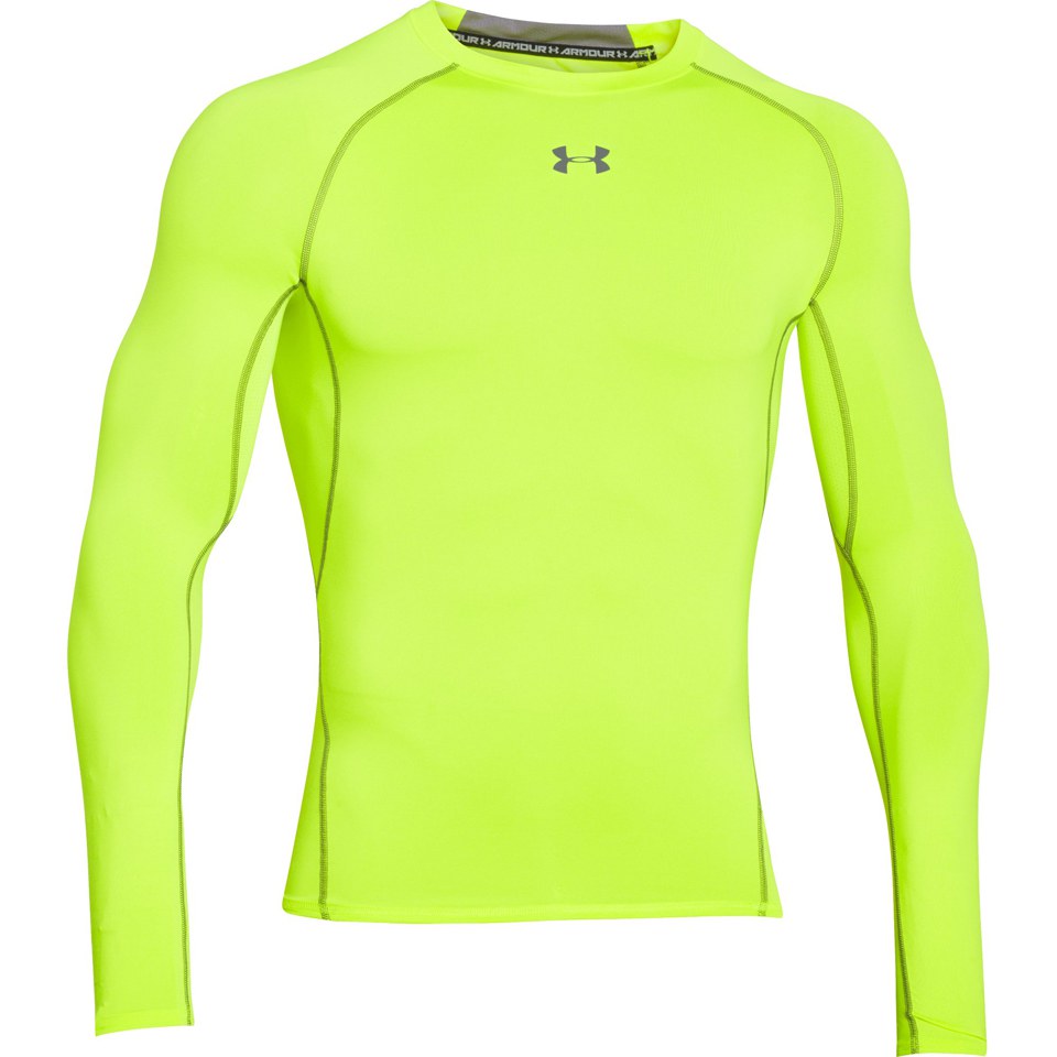 yellow under armour compression shirt