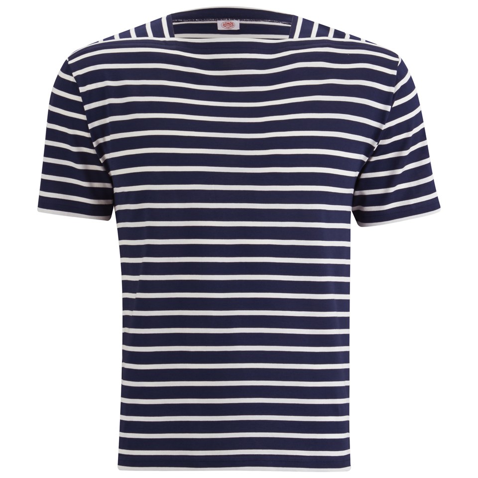 Armor Lux Men's Breton T-Shirt - Navy/White - Free UK Delivery Available