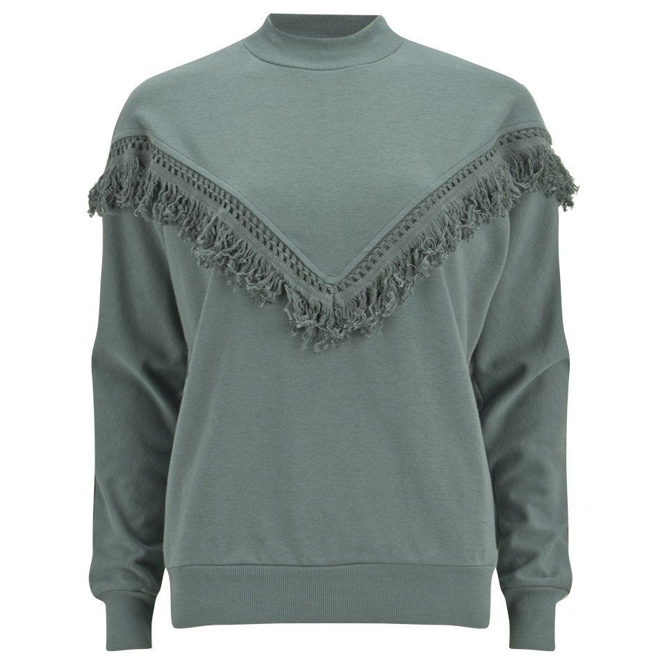 Selected Femme Women's Lisa Sweatshirt Stormy Weather Womens Clothing