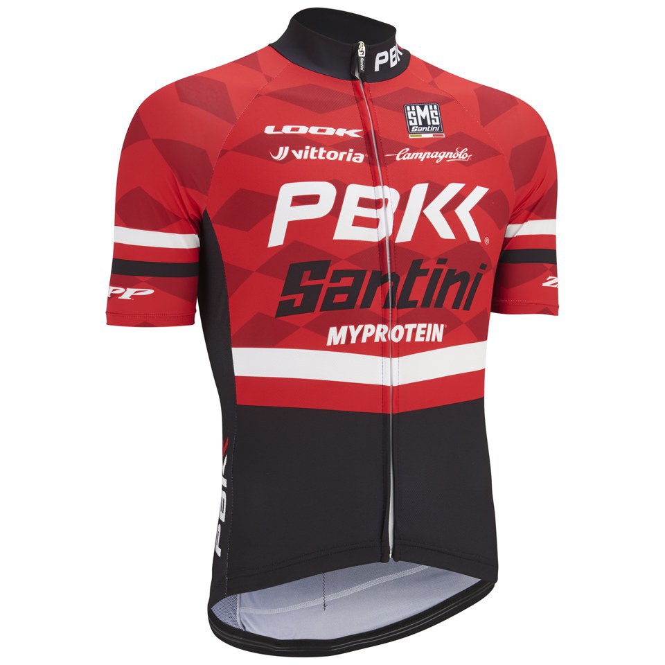 red cycling kit