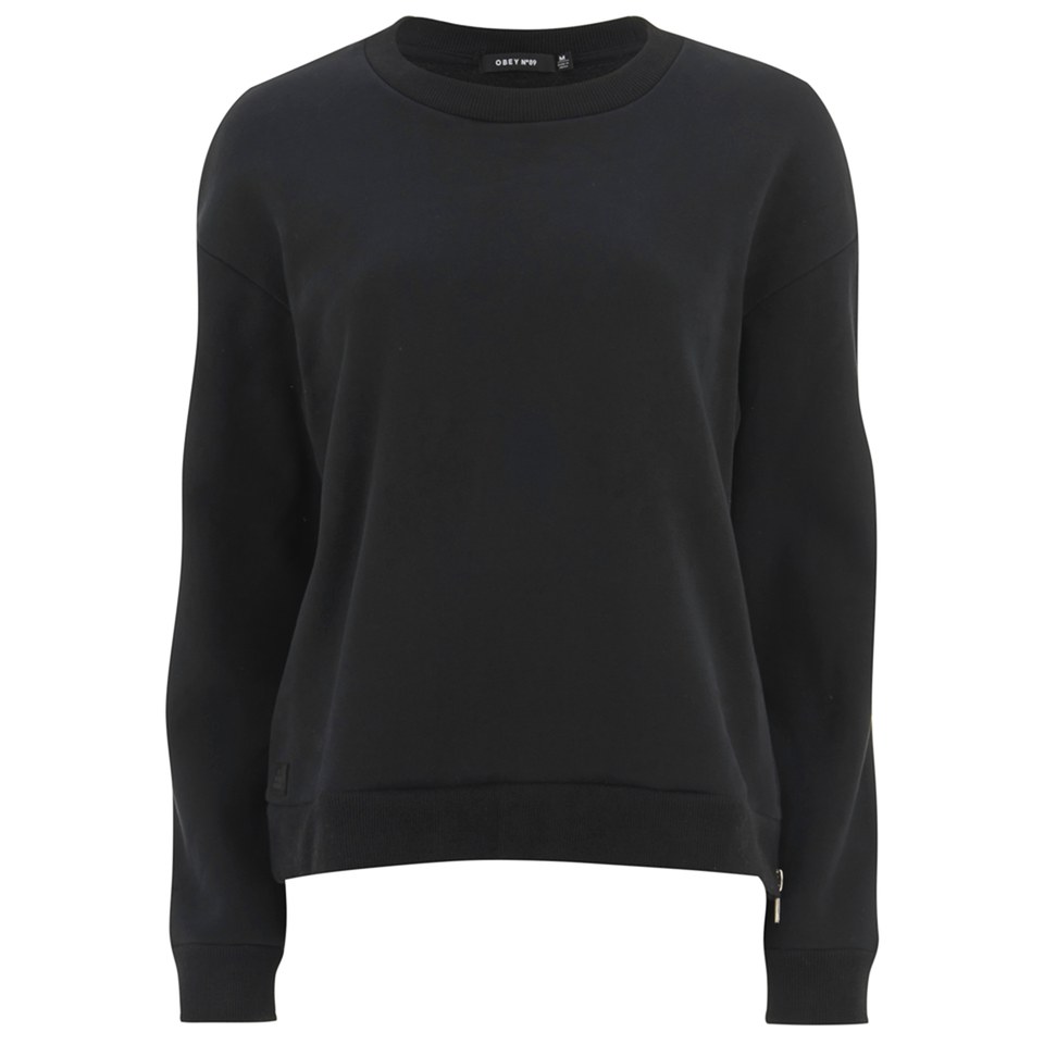 OBEY Clothing Women's Undercover Crew Neck Pullover - Black Womens
