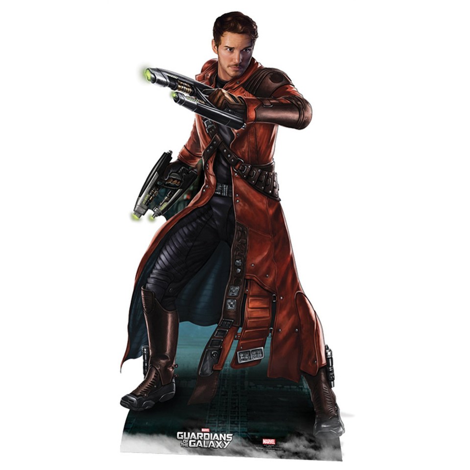 Marvel Guardians Of The Galaxy Star Lord Cut Out Merchandise Zavvi Uk