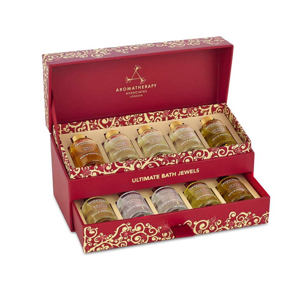 Aromatherapy Associates Ultimate Bath Jewels Gift Set Free Shipping