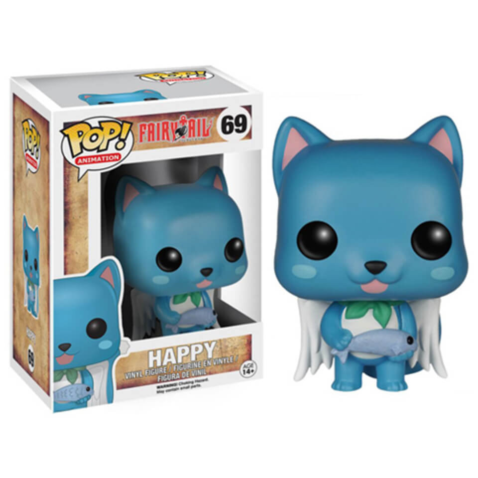 Fairy Tail Pop Vinyl Fairy Tail Happy Pop! Vinyl Figure Merchandise | Zavvi