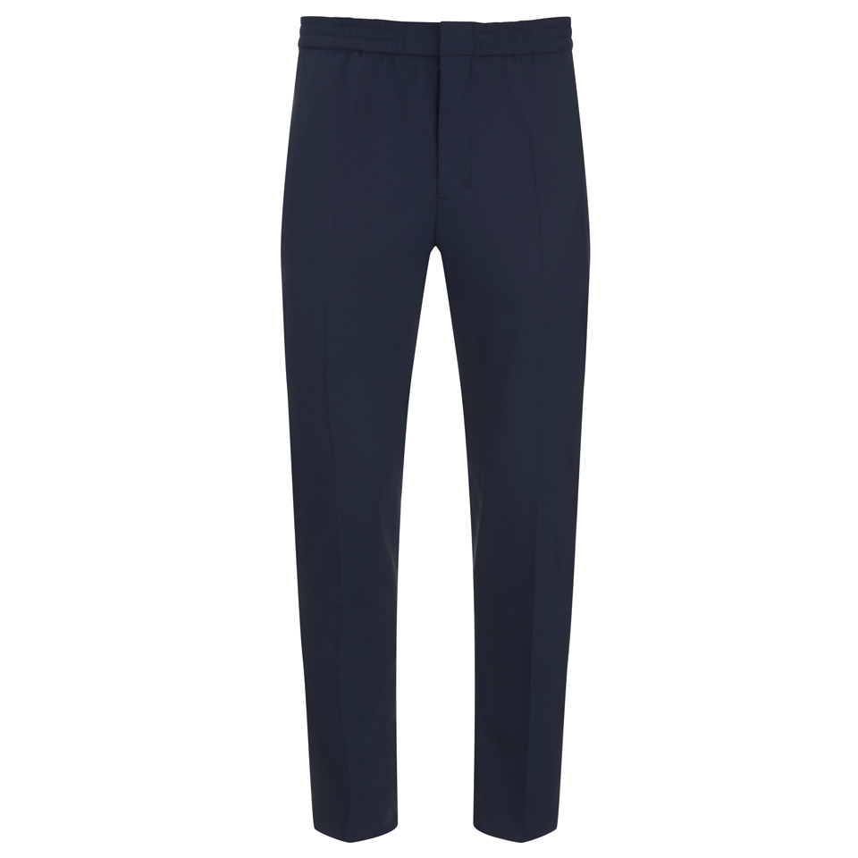 MSGM Men's Slim Fit Casual Trousers - Navy - Free UK Delivery over £50