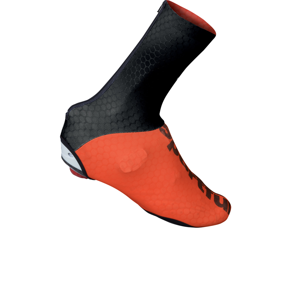 Sportful Lycra Shoe Covers - Black/Red 