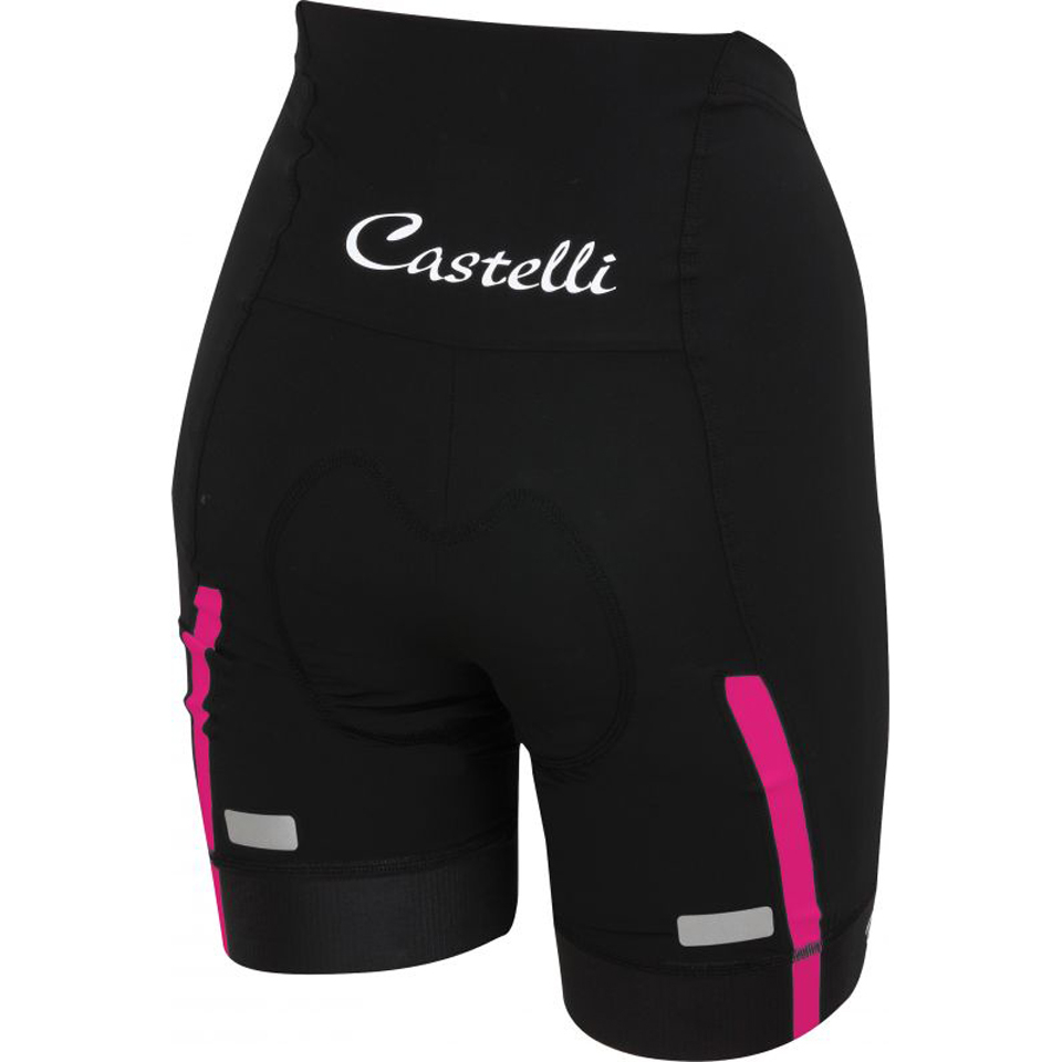 Castelli Women's Velocissima Shorts Black/Pink ProBikeKit UK