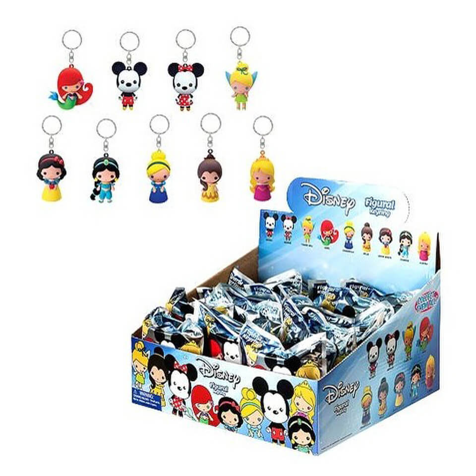 Disney 3D Figural Foam Series 1 Key Chain Merchandise Zavvi