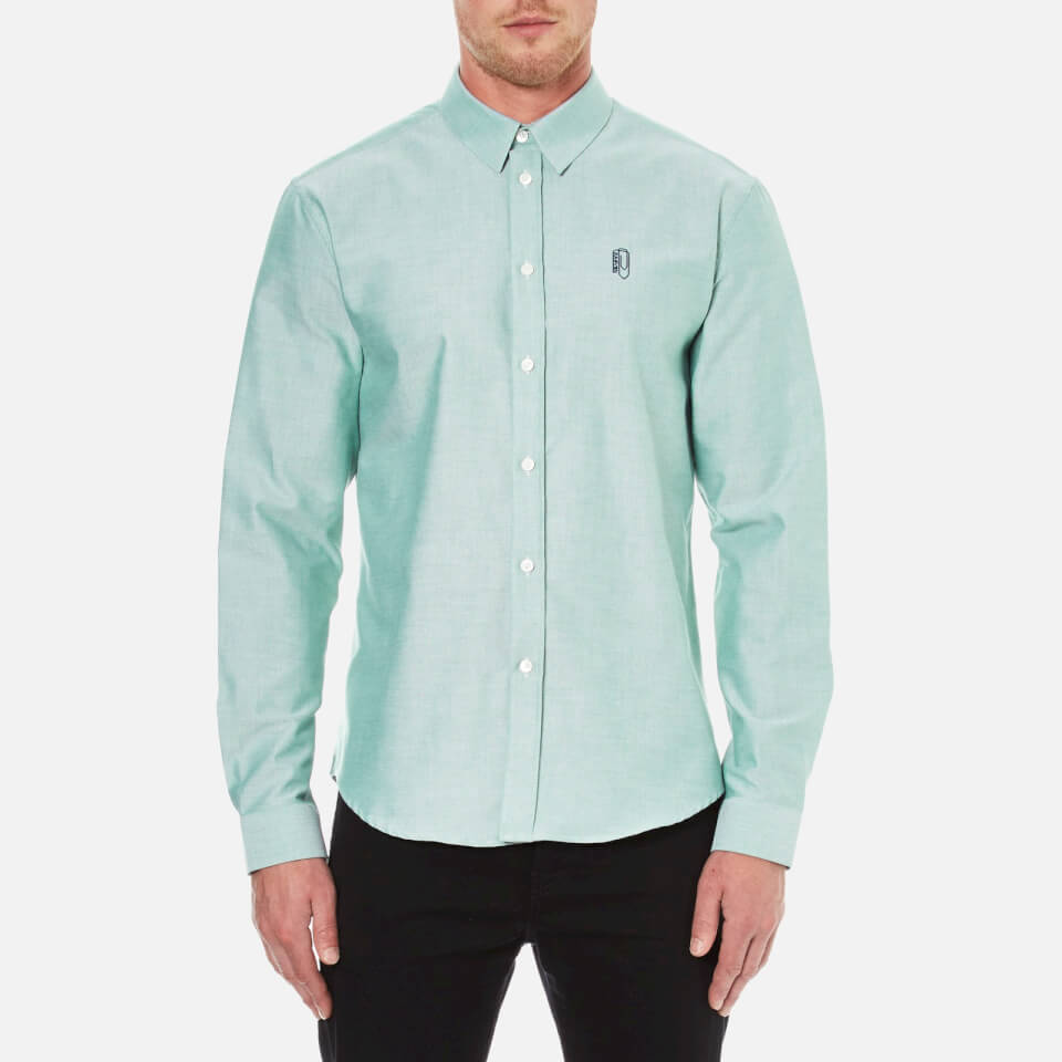 Carven Men's Long Sleeve Shirt Vert Free UK Delivery Available