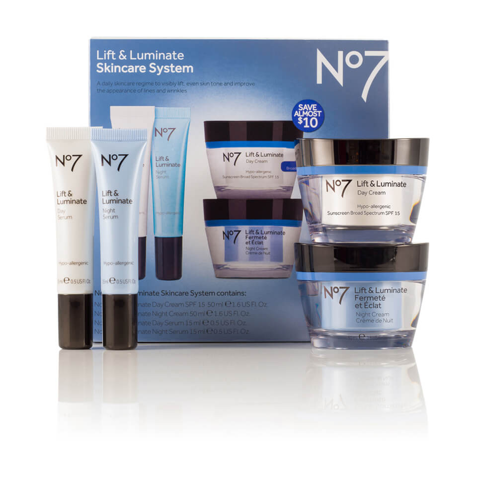 Boots No.7 Lift and Luminate Skincare System | SkinStore
