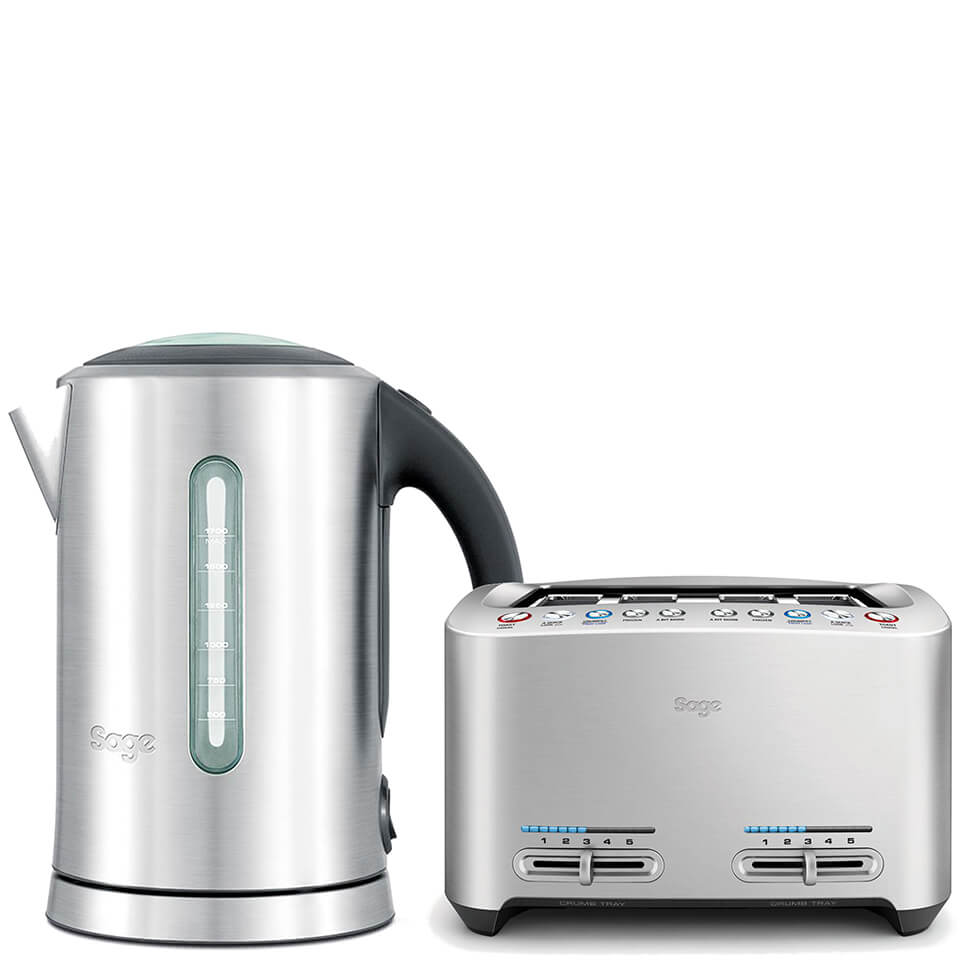 Sage by Heston Blumenthal The Smart Toast 4 Slice Toaster & Kettle