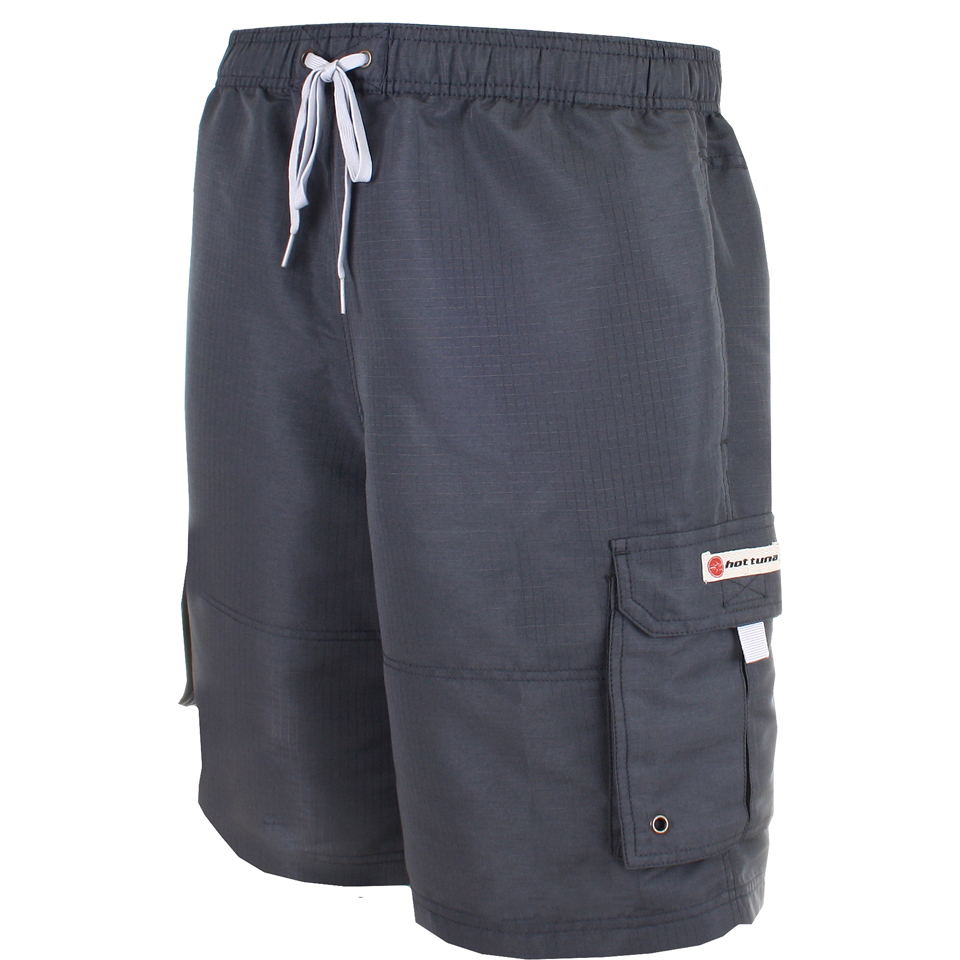 Hot Tuna Men's Regular Joe Shorts Charcoal Mens Clothing Zavvi