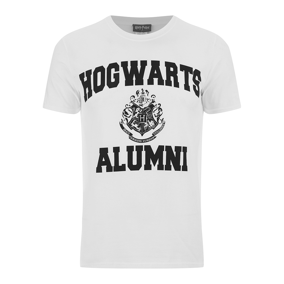 Harry Potter Men's Hogwarts Alumni T-Shirt - White Merchandise | Zavvi