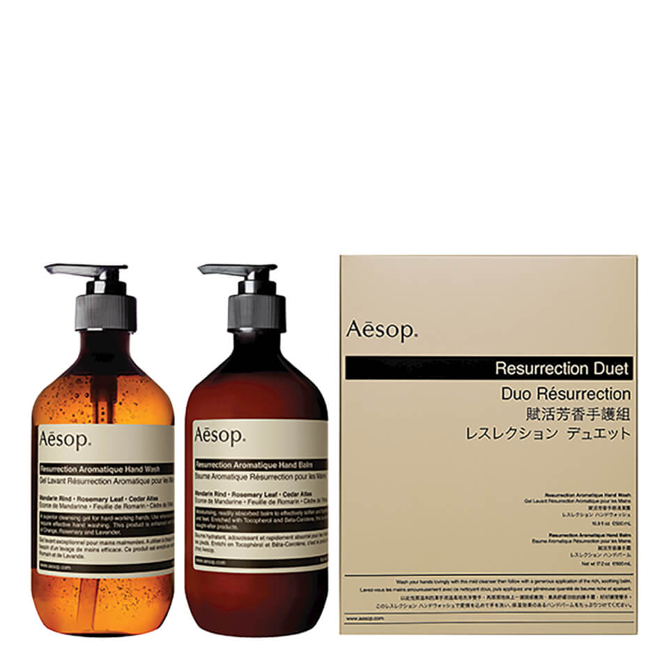 Aesop Resurrection Hand Cleanser and Balm Duet Buy