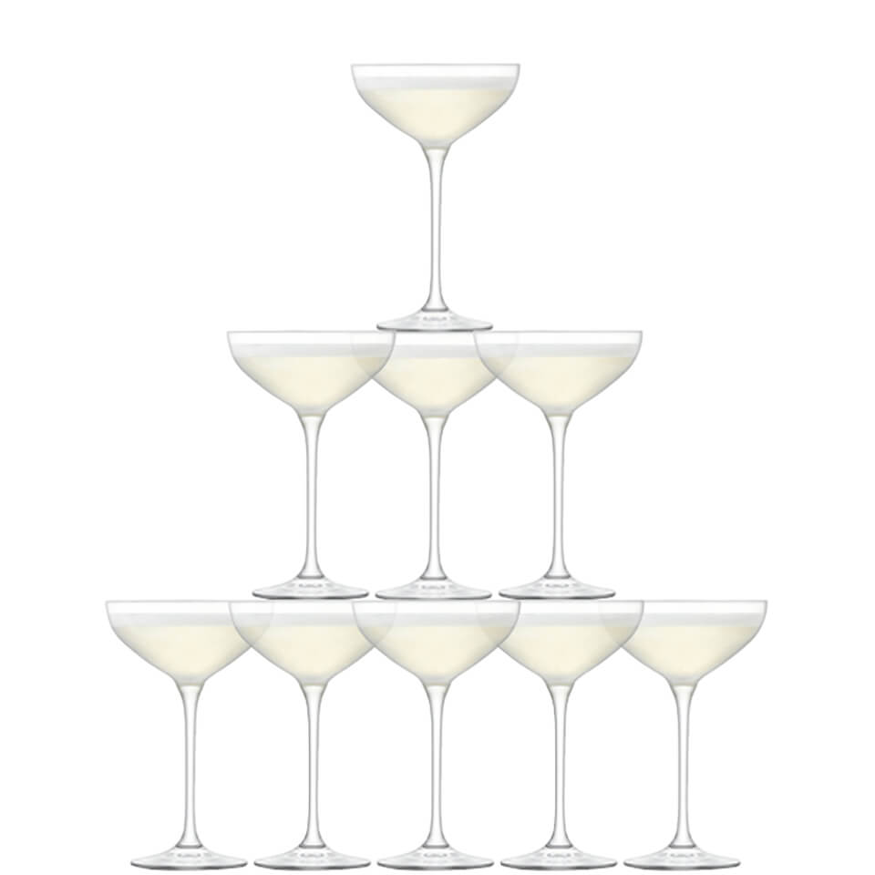LSA Champagne Tower Set Set of 10 Homeware