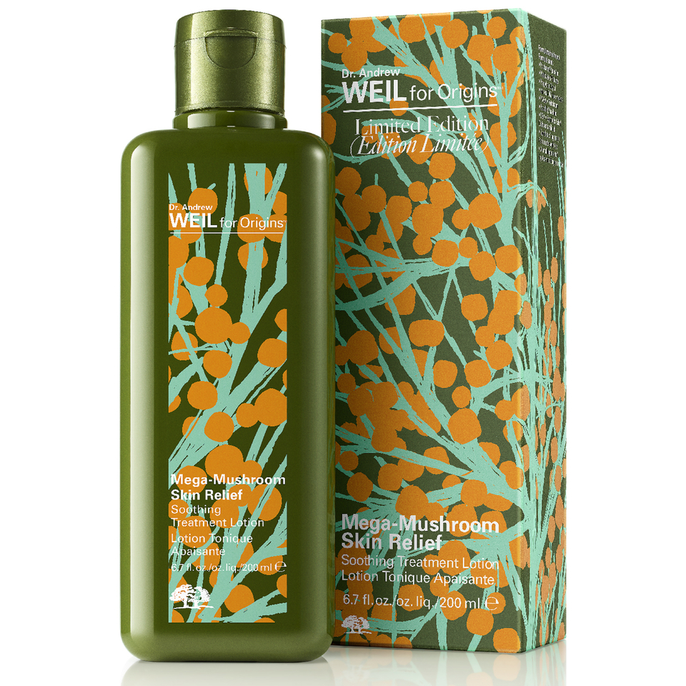 Origins Dr Andrew Weil For Origins Mega Mushroom Skin Relief Soothing Treatment Lotion 400ml Lookfantastic