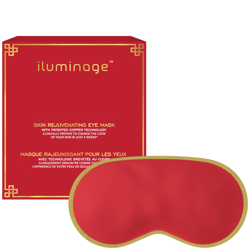 Iluminage Skin Rejuvenating Eye Mask with Copper Oxide Red Free