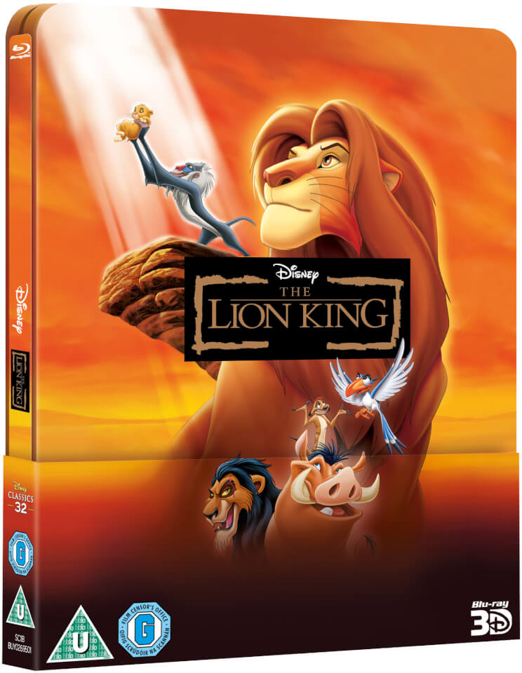 The Lion King 3D (Includes 2D Version) - Zavvi Exclusive Lenticular ...
