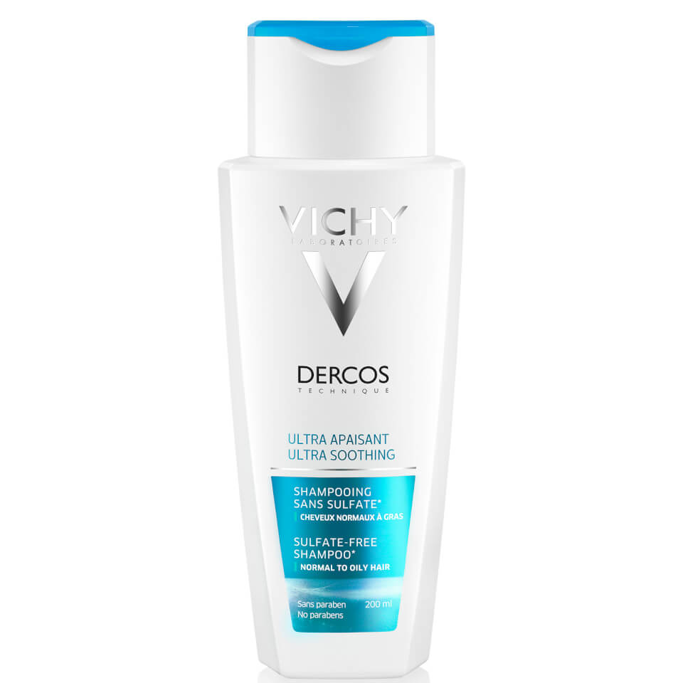 Vichy Dercos Ultra Soothing Shampoo For Oily Hair 200ml Free