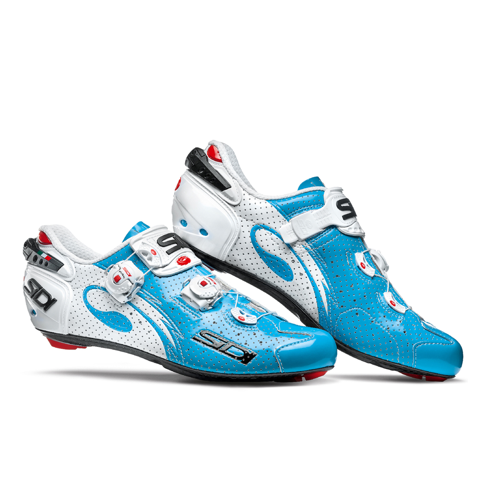 Sidi Wire Carbon Air Vernice Cycling Shoes - Blue Sky/White | ProBikeKit UK