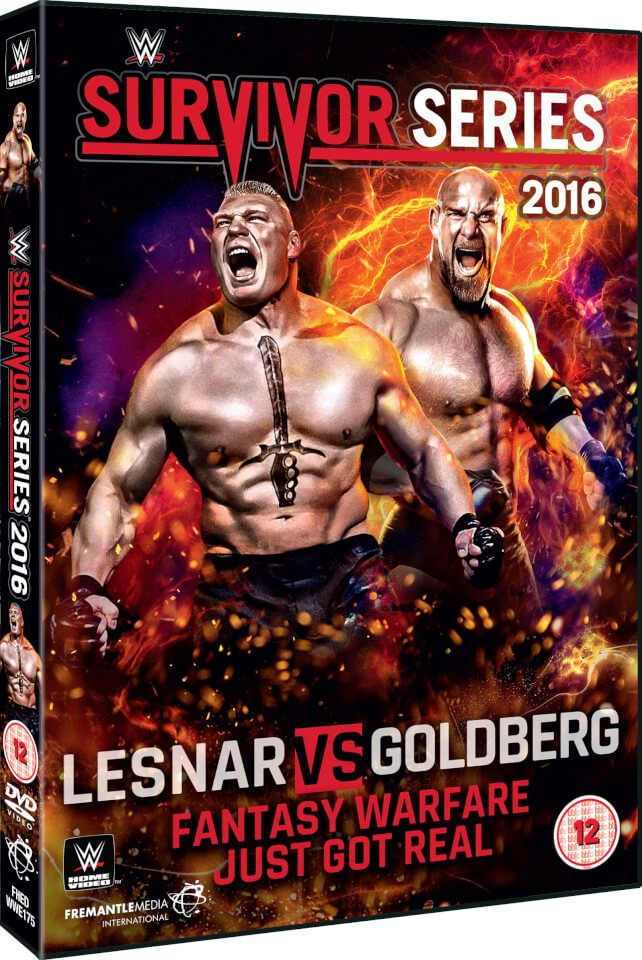 WWE Survivor Series 2016 DVD Zavvi