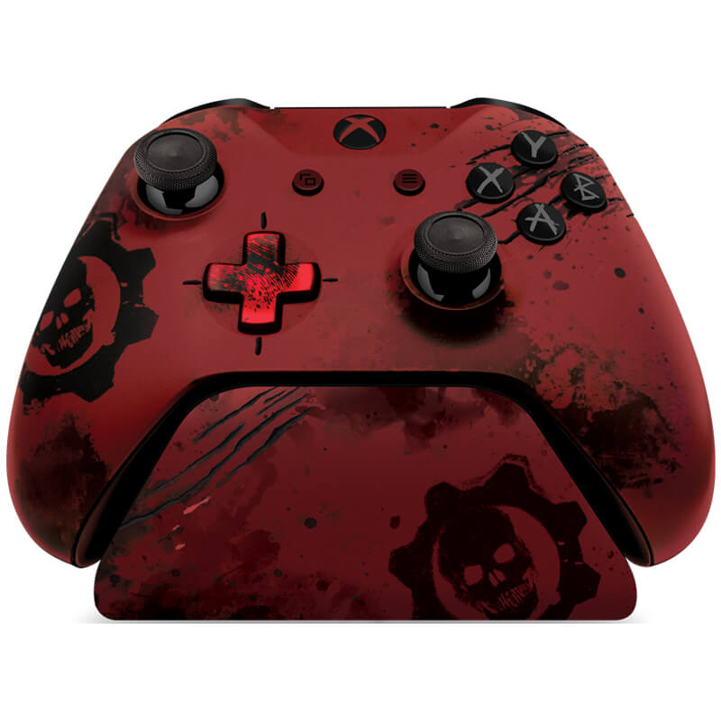 Gears of War Official Controller Stand Red Games Accessories Zavvi