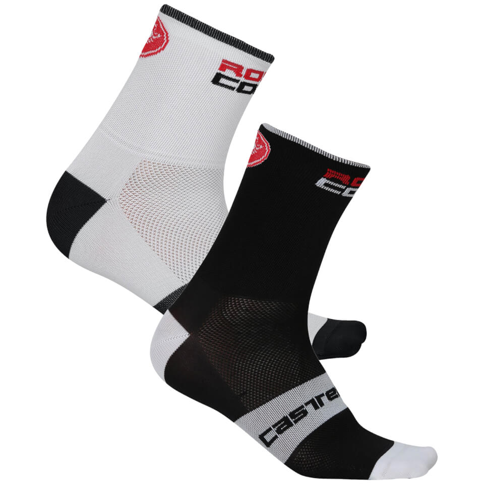 Castelli - Rossocorsa 13 | Socks Castelli Rossocorsa 13 Strømper, anthracite/red | Socks