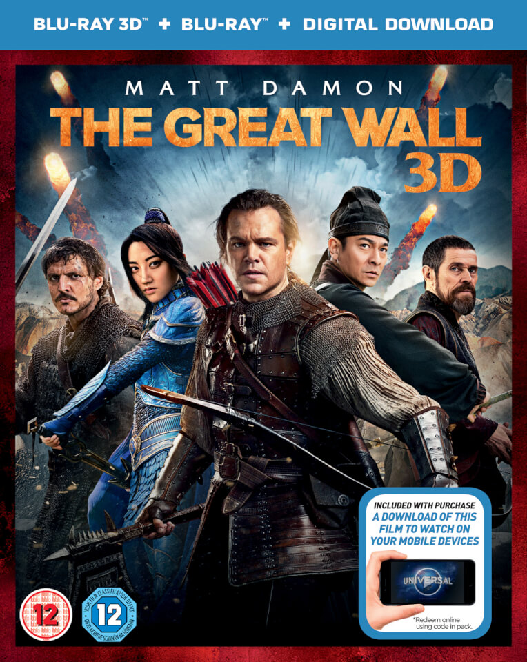 The Great Wall 3D (Includes 2D Version) (Includes Digital ...