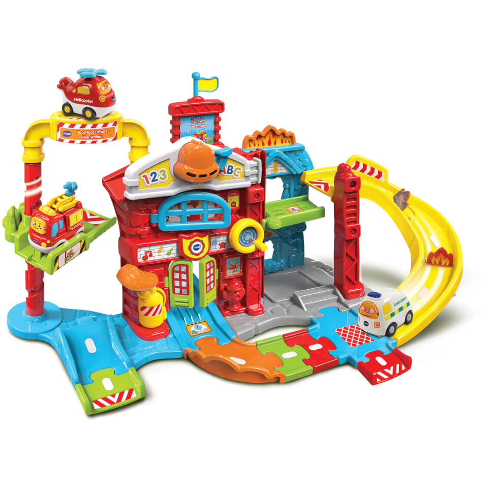 Toot Toot Drivers Fire Station Vtech Toot-Toot Drivers Fire Station Toys | TheHut.com
