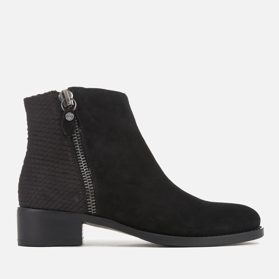Dune Women&#39;s Prise Suede Ankle Boots - Black | FREE UK Delivery | Allsole