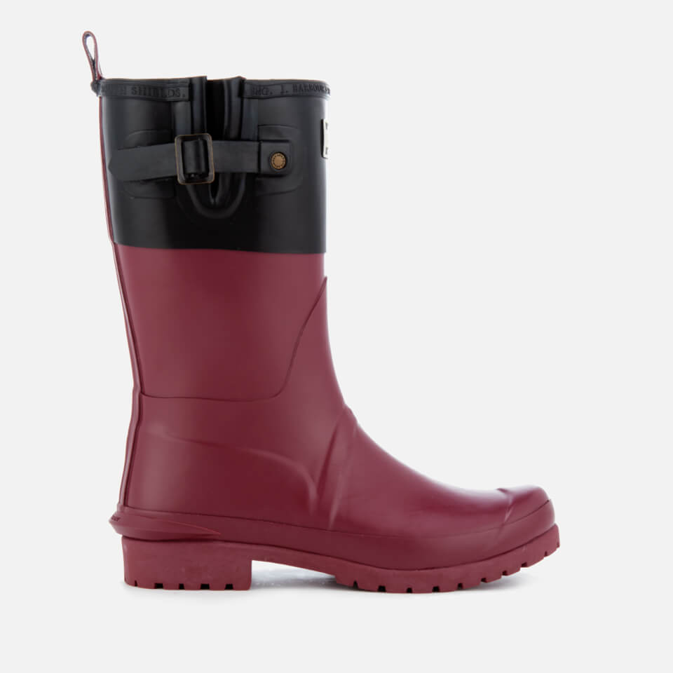barbour short black wellies