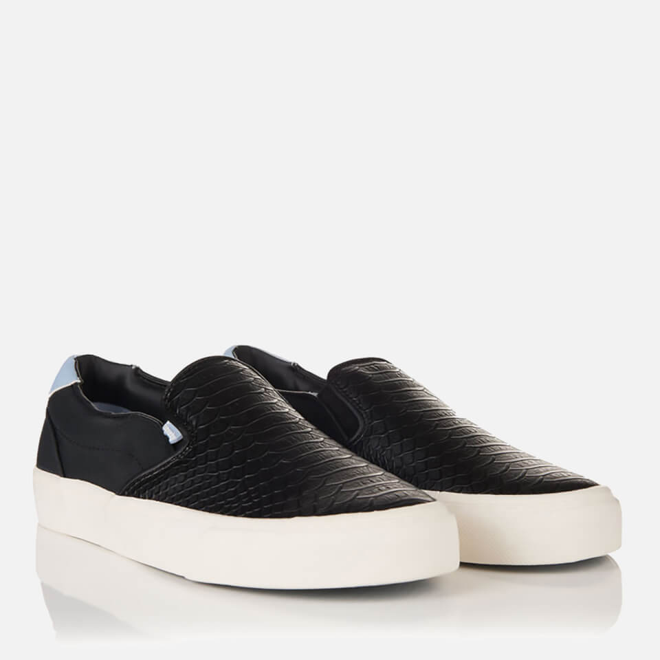 Superdry Women's Dion Slip On Trainers - Black Python | FREE UK ...