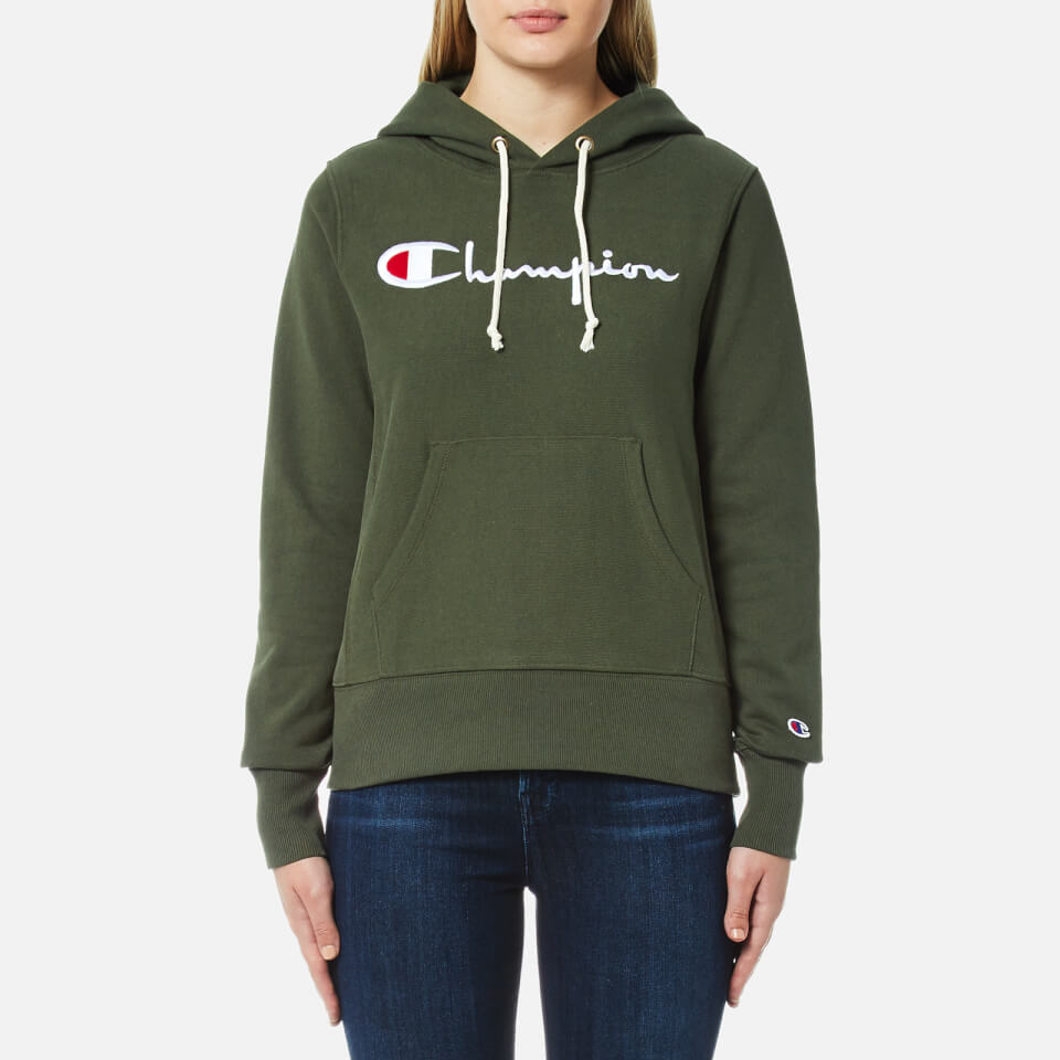 Champion Women's Classic Hoody - Green - Free UK Delivery over £50