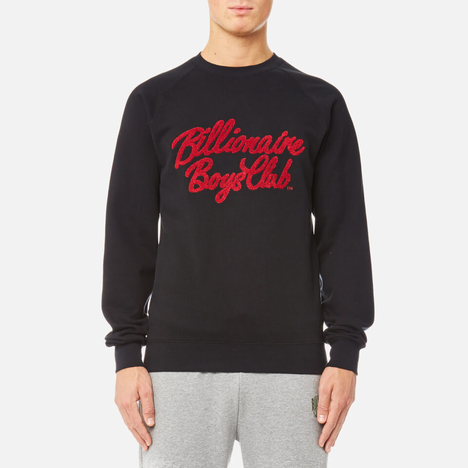 Billionaire Boys Club Men's Chenille Script Crew Neck