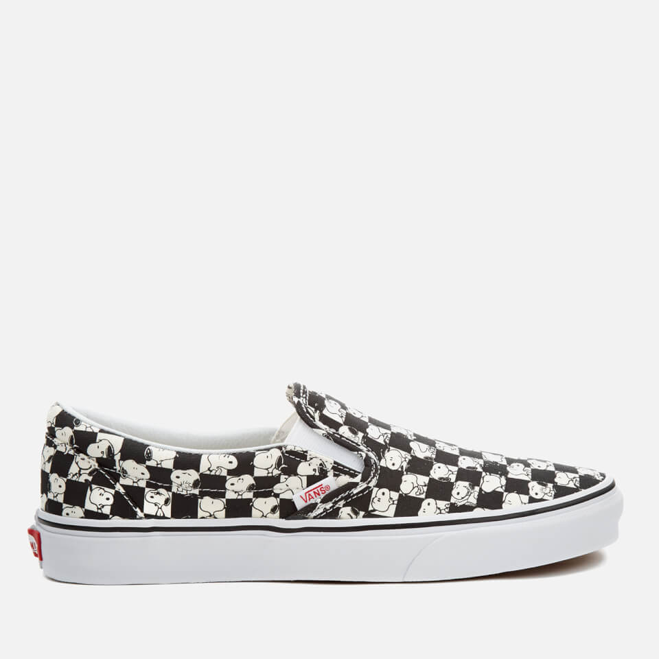 vans snoopy checkerboard