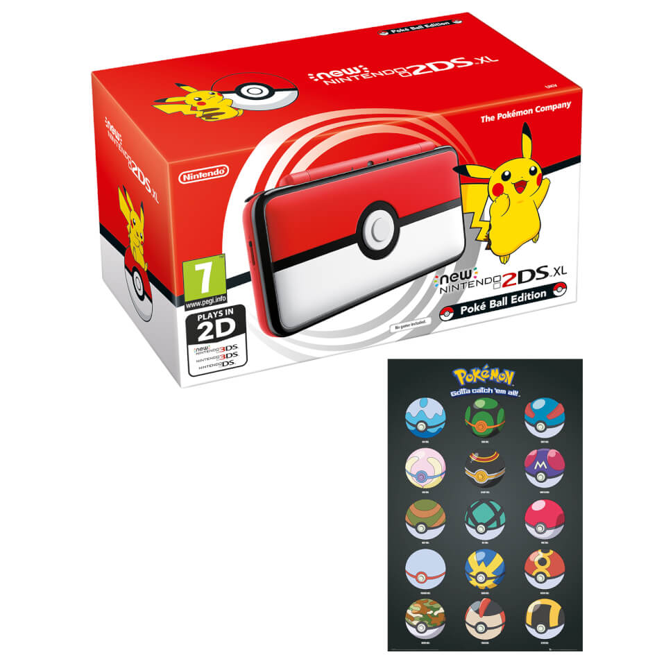 nintendo 2ds pokeball