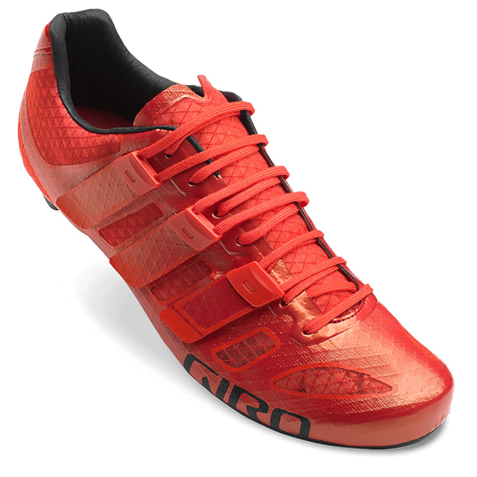 Giro Prolight Techlace Road Cycling Shoes Bright Red Probikekit Uk