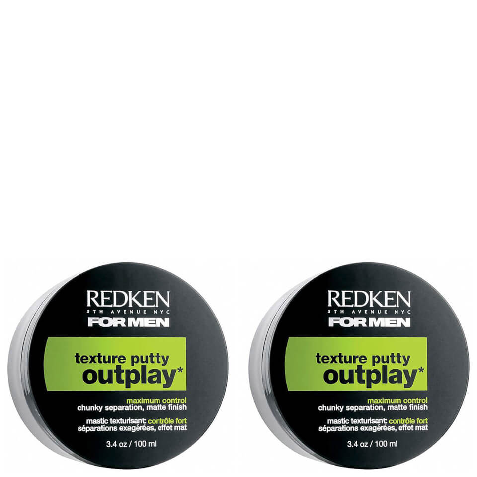 Redken For Men Outplay Texture Putty Duo 2 X 100ml Hq Hair