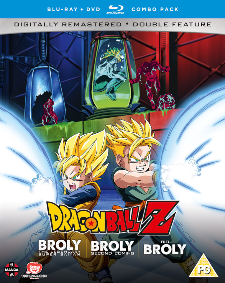 Dragon Ball Z Movie Collection Five The Broly Trilogy Blu Ray