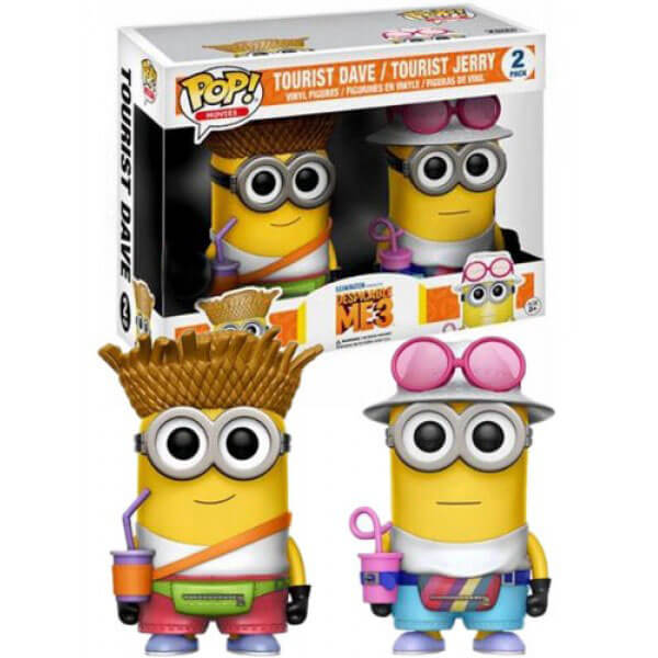 Vinyl Dave Tourist Funko Pop Despicable Me 3