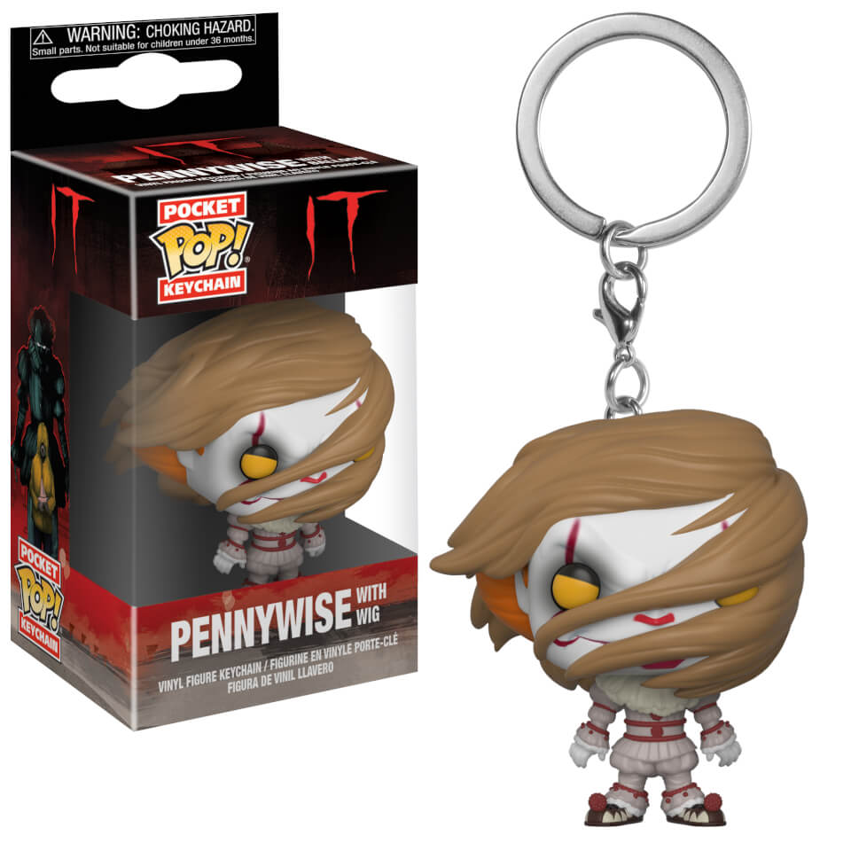 IT Pennywise with Wig Pop! Vinyl Keychain | Pop In A Box US