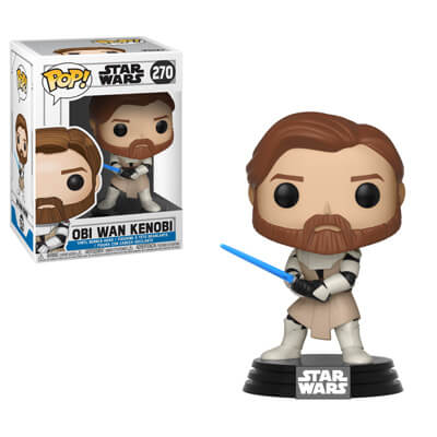 Vinyl--Star Wars: Clone Wars Vinyl Pop Obi Wan Kenobi Pop