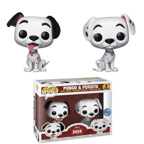 Pack De 2 Figuras Funko Pop Exc Pongo Y Perdita Disney 101 Dálmatas