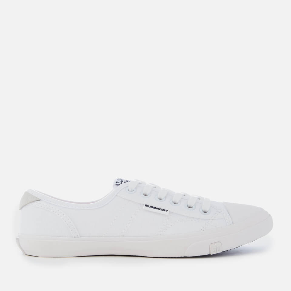 Low Pro Canvas Trainers - Optic White 