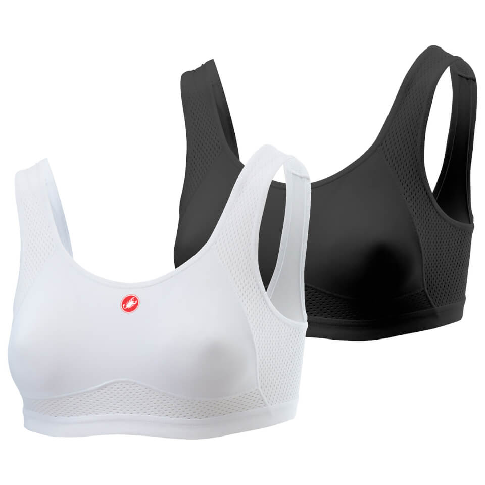 castelli rosso corsa bra