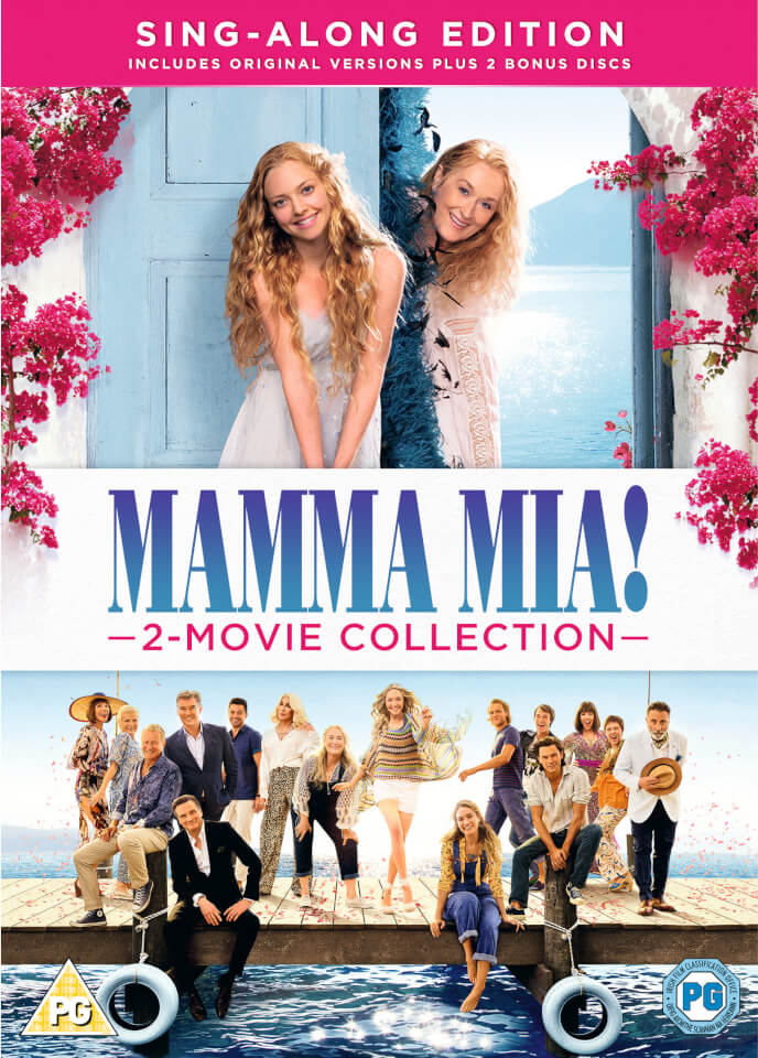 Mamma Mia 2 Movie Collection Sing Along Edition Dvd 2 Bonus Discs Dvd Zavvi Uk