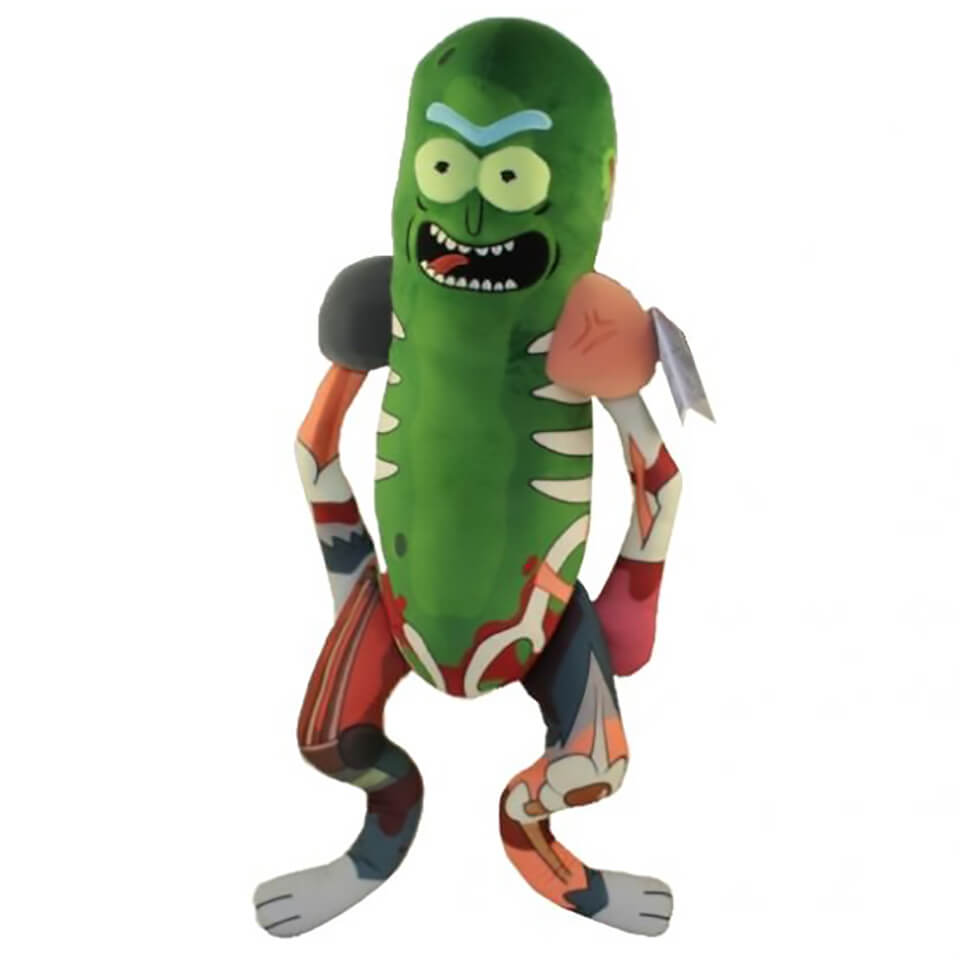 Peluche PlaybyPlay Pickle Rick 30 Cm, Ufficiale Di Rick And Morty, Morbido E Abbracciabile, Regalo Per Fan