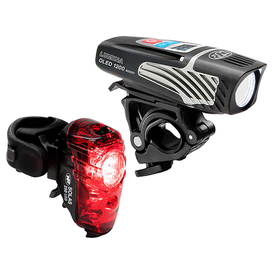 Niterider - Lumina 1200 Oled Boost Solas 250 Combo | Lygtesæt NiteRider Lumina 1200 Oled Boost/Solas 250 Combo Light Set | Lygtesæt